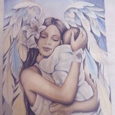 Процесс «Ангел с младенцем на руках»