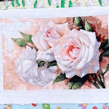 Процесс «Белые розы -подушечка»