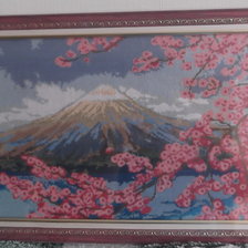 Работа «Гора Фудзи, сакура.»